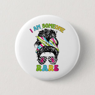 Rare Disease Awareness Day Ik ben een zeldzame per Ronde Button 5,7 Cm