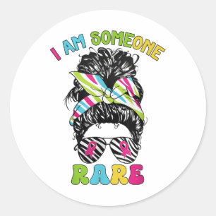 Rare Disease Awareness Day Ik ben een zeldzame per Ronde Sticker
