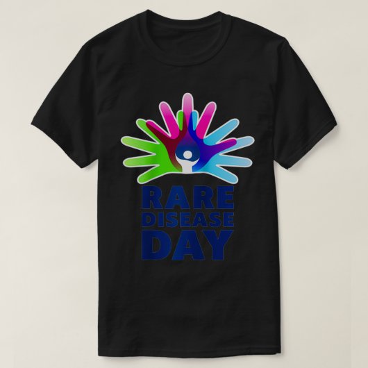 Rare Disease Awareness   Rare Disease Day 2022  T-shirt (Design voorkant)