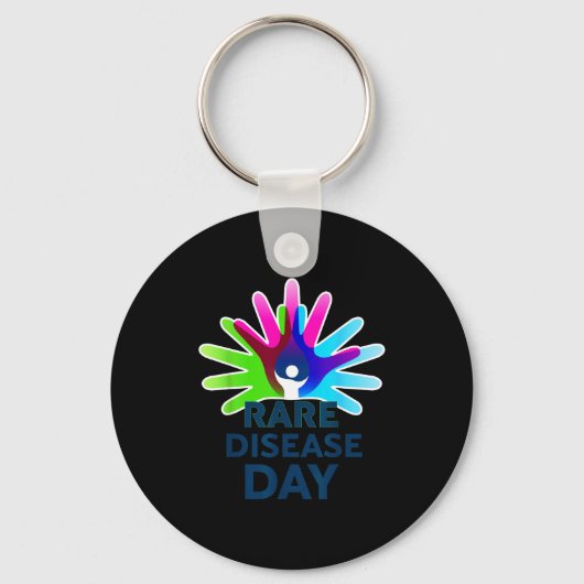 Rare Disease Awareness Shirt - Rare Disease Day 20 Sleutelhanger (Voorkant)