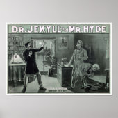 Rare Dr. Jekyll and Mr Hyde Transformation Poster (Voorkant)
