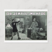 Rare Dr. Jekyll en de heer Hyde Transformation Pos Briefkaart (Voorkant)