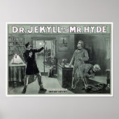 Rare Dr. Jekyll en de heer Hyde Transformation Pos Poster (Voorkant)