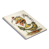 Rare duck drinkt vreemde drank notitieboek (Rechterzijde)