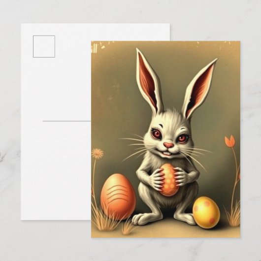 Rare Easter Bunny Briefkaart (Voorkant / Achterkant)