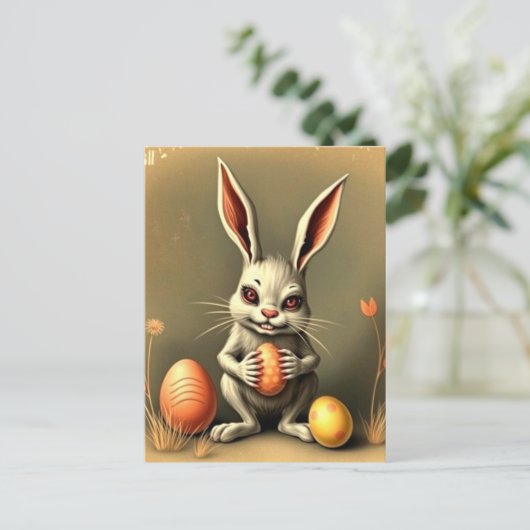 Rare Easter Bunny Briefkaart (Staand voorkant)