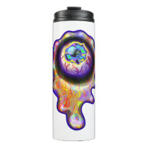 Rare Eyeball Emoji Paint Drip Art M13