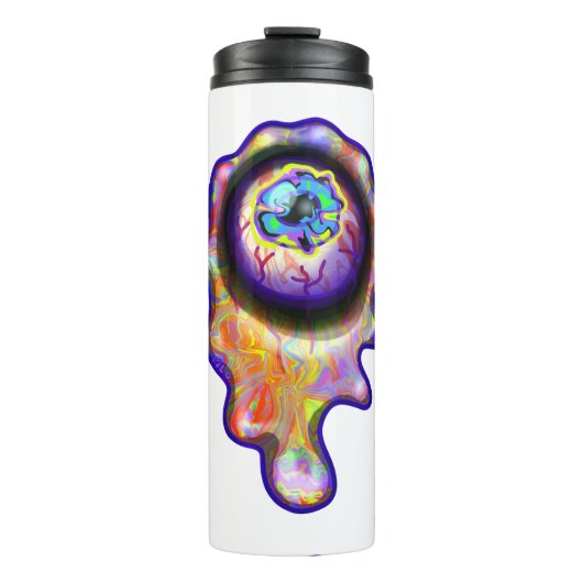 Rare Eyeball Emoji Paint Drip Art M13 Thermosbeker (Voorkant)