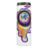 Rare Eyeball Emoji Paint Drip Art M13 Thermosbeker (Achterkant)