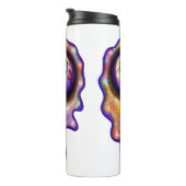 Rare Eyeball Emoji Paint Drip Art M13 Thermosbeker (Geroteerd rechts)