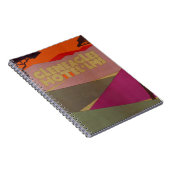 Rare Gleneagles Vintage Travel Poster teruggezet Notitieboek (Rechterzijde)