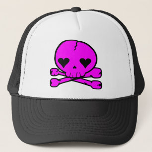 Rare Griezige Schedel Goth Kawaii StyPINK Trucker Pet