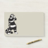 Rare kat schedel masker grillig gotisch post-it® notes (Op bureau)