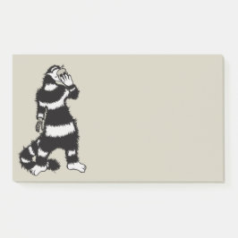 Rare kat schedel masker grillig gotisch post-it® notes