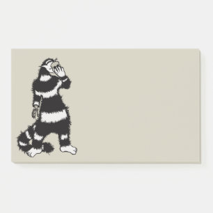 Rare kat schedel masker grillig gotisch post-it® notes