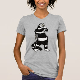 Rare kat schedel masker grillig gotisch t-shirt