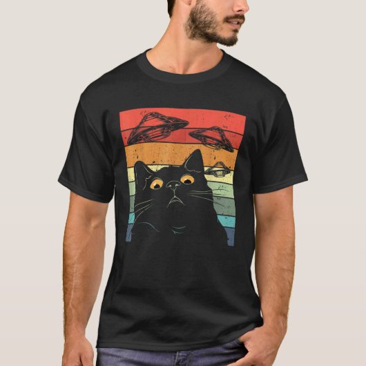 Rare kat UFO kat T-shirt (Voorkant)