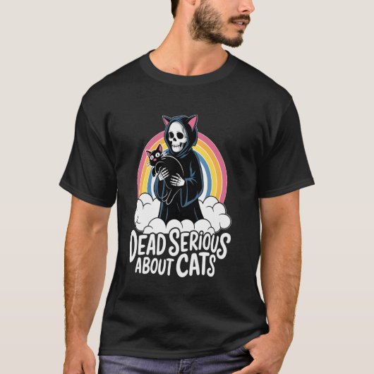 Rare Kat Weirdcore Accessoires Kattenkleding T-shirt (Voorkant)