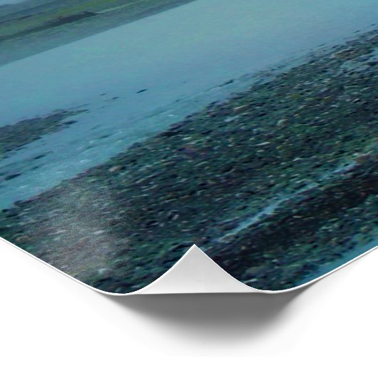 Rare Kermode Beer (Spirit Beer) en Misty River Poster (Hoek)