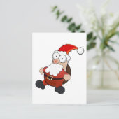 Rare kerstman feestdagenkaart (Staand voorkant)