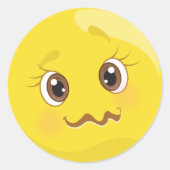 Rare Kleine Emoji Gezicht Stickers (Voorkant)