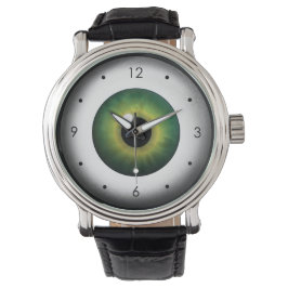 Rare koele groene ogen oogbal aangepaste polshorlo horloge