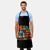 Rare leraar bouwen karakter groovy leraar schort (Gedragen)