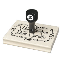 Rare Leraars Bouwen Karakter Grappig Onderwijs Ple Rubberstempel