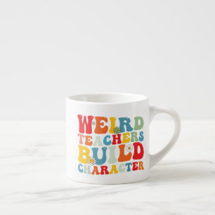 Rare leraars bouwen karakter Groovy leraar Espresso Kop