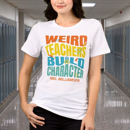 Rare Leraars Bouwen Karakter Tri-Blend Shirt