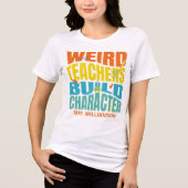 Rare Leraars Bouwen Karakter Tri-Blend Shirt (Voorkant)