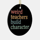 Rare leraren bouwen karakter retro leraar keramisch ornament (Rechts)