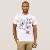 Rare liefde vliegende oogbal en lippen T-shirt (Voorkant volledig)