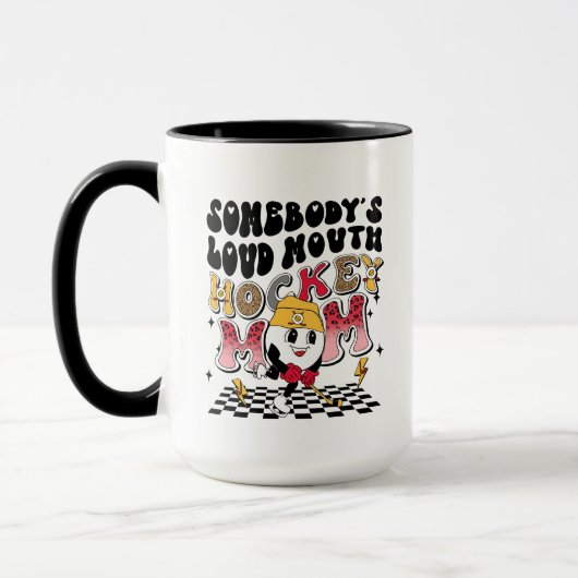 rare luidop-hockey Mam-woordkunst Mok (Links)