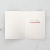 Rare Moeders Grappig Leuk Hart Bloemen Kaart (Binnen)