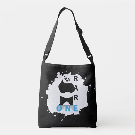 Rare One Panda Beer Crossbody Tas (Achterkant)
