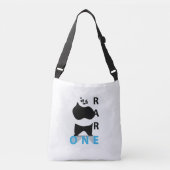 Rare One Panda Beer Crossbody Tas (Voorkant)
