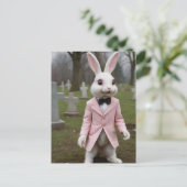 Rare paashaas in Cemetery Briefkaart (Staand voorkant)