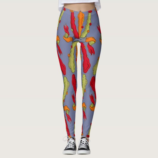 rare print leggings (Voorkant)