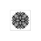 Rare psychedelische ogen blauw bloemig rubberstempel (Afrduk)