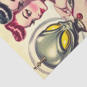  rare pulp sci-fi meisjes tissuepapier (Detail)