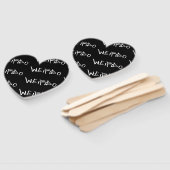 Rare Punkerige Rare Emo Goth Heavy Metal Handwaaier (Niet-gemonteerd)