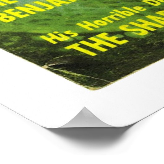 rare spanners horror stripverhaal poster VAN 14.95 (Hoek)