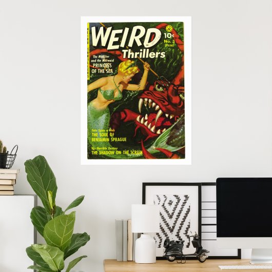 rare spanners horror stripverhaal poster VAN 14.95 (Thuiskantoor)