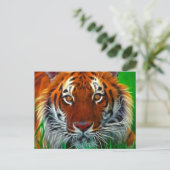 Rare Sumatran Tiger uit Indonesië Briefkaart (Staand voorkant)