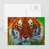 Rare Sumatran Tiger uit Indonesië Briefkaart (Voorkant / Achterkant)