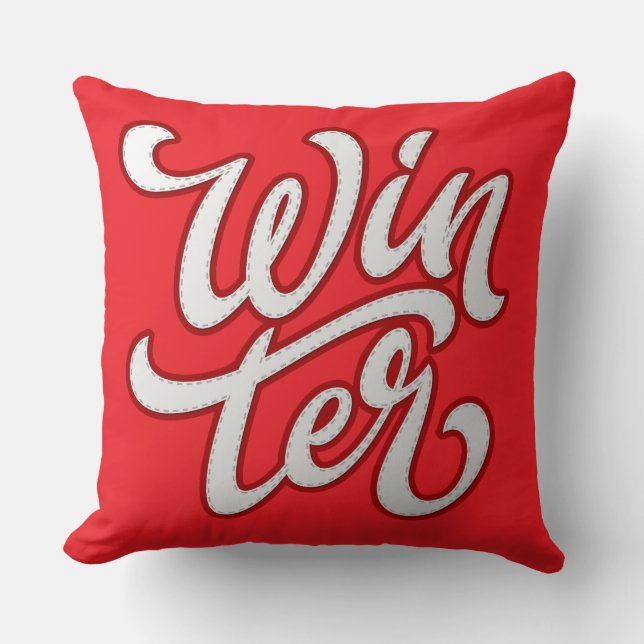Rare Tekst Ontwerp Decoratie Kussen (Voorkant)