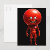 Rare Tomato Man Briefkaart (Voorkant / Achterkant)