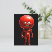 Rare Tomato Man Briefkaart (Staand voorkant)