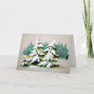 rare Trees Christmas Kaart